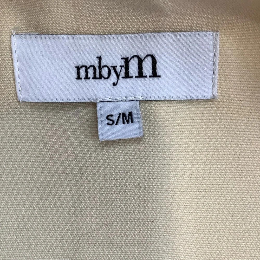 mbyM Butter Cream Collarless Blazer Size S/M - Picture 9 of 16